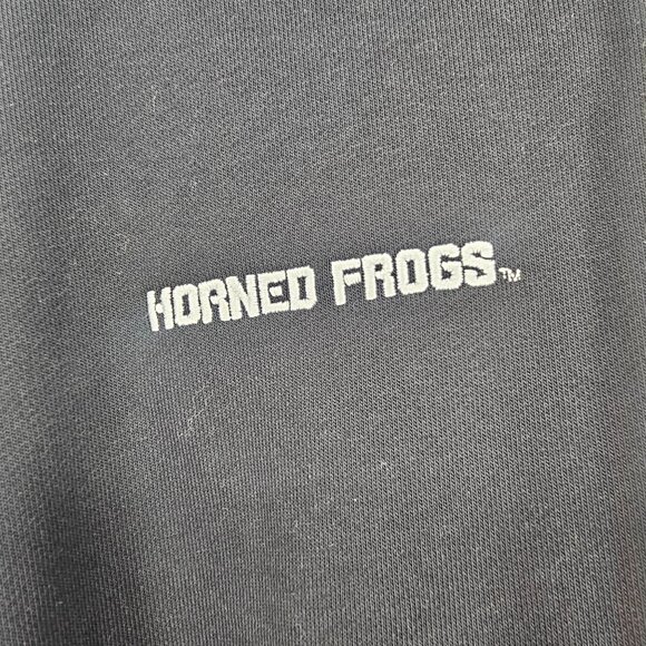 Nike TCU Horned Frogs Full-Zip Hoodie XL Black Collegiate Big 12 NCAA BASKETBALL - Picture 11 of 13